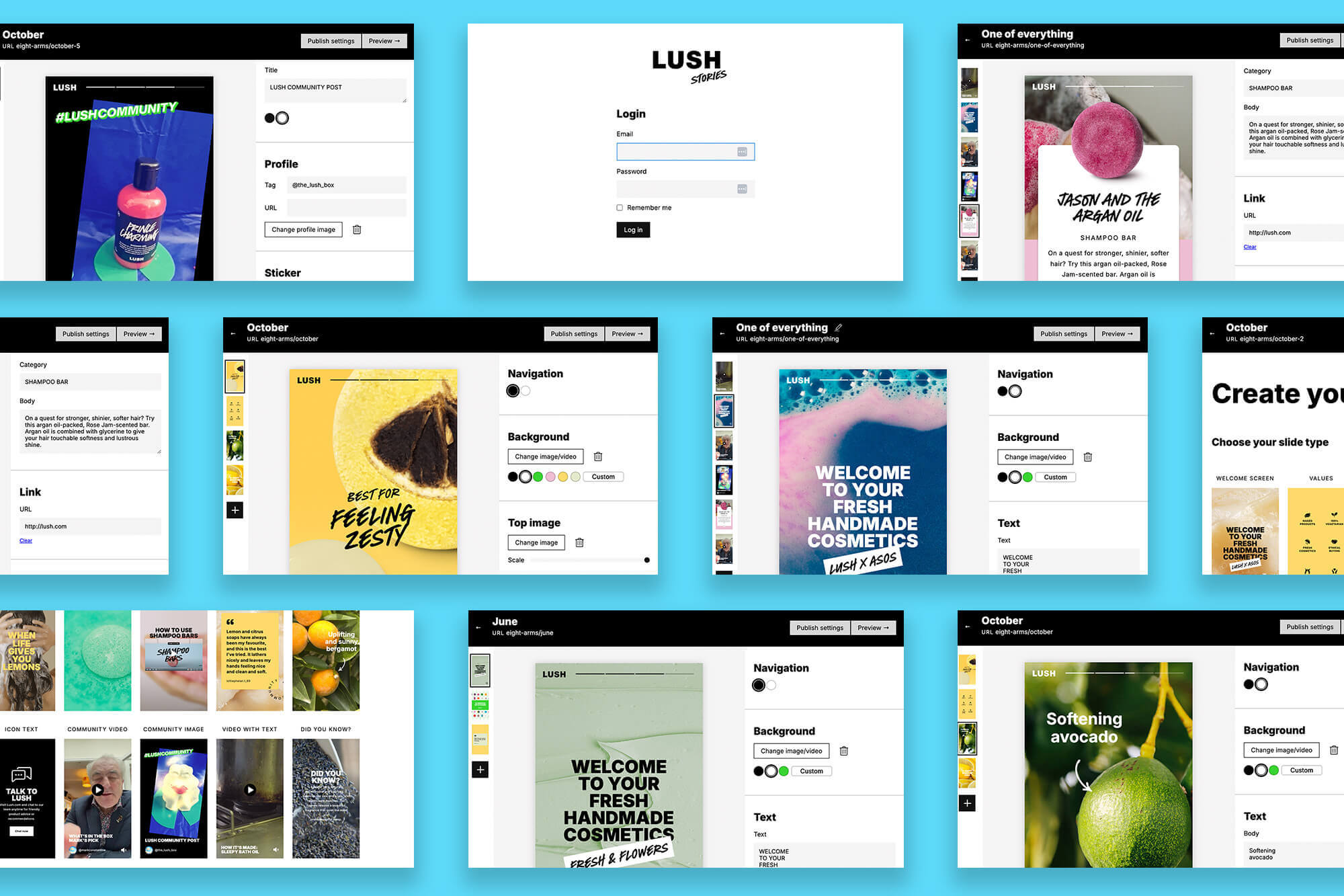 Lush Stories | Eight Arms