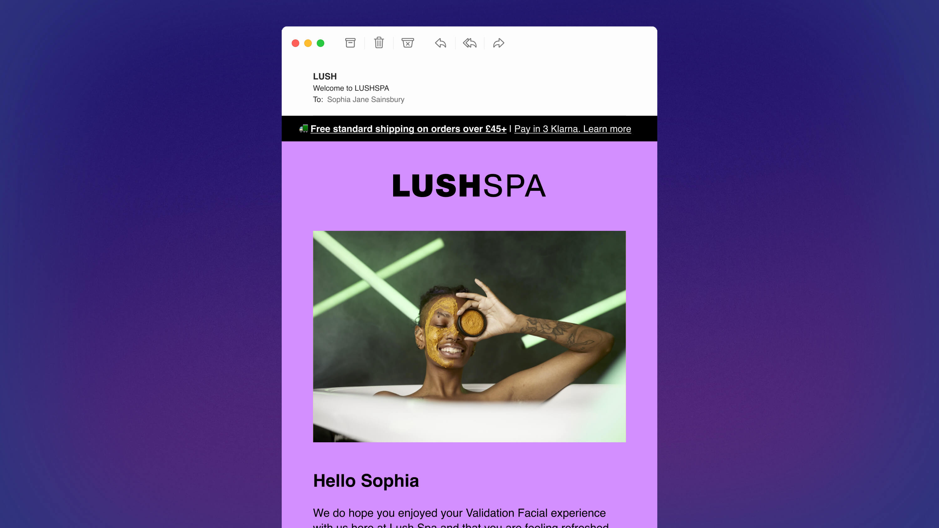 Lush Spa app | Eight Arms